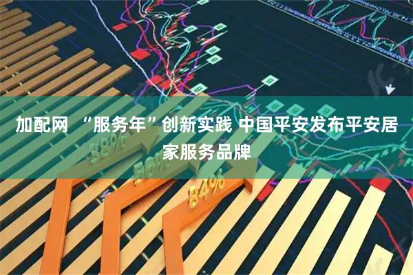 加配网  “服务年”创新实践 中国平安发布平安居家服务品牌